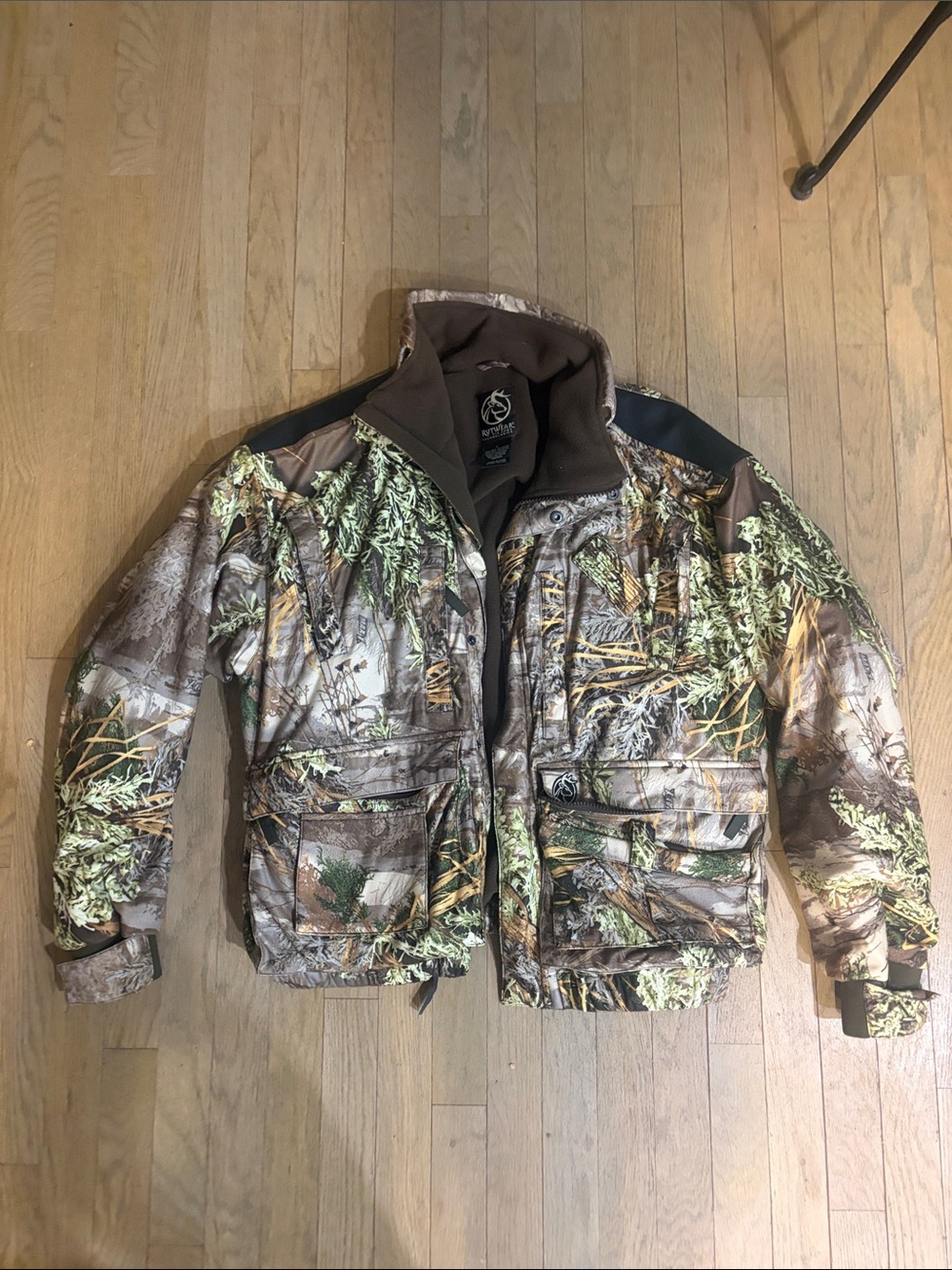 Men's Realtree Camo Insulated Hunting Jacket - Brown/Green